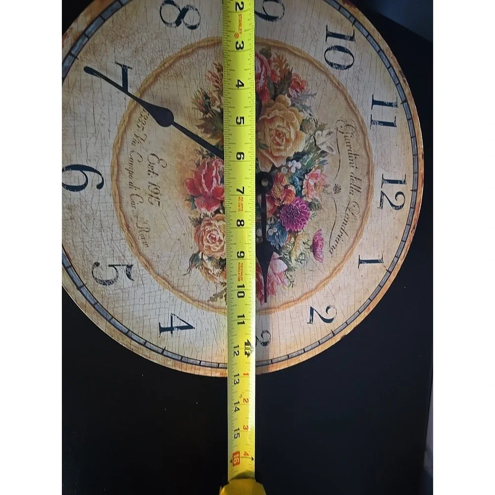 Howard Miller A Moment in Time The Garden Italiana Clock 620-403 Pendulum Flower